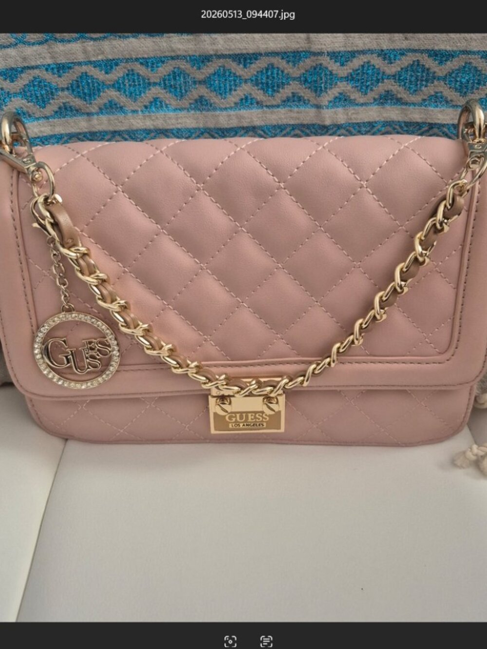 Guess pink purse brand new